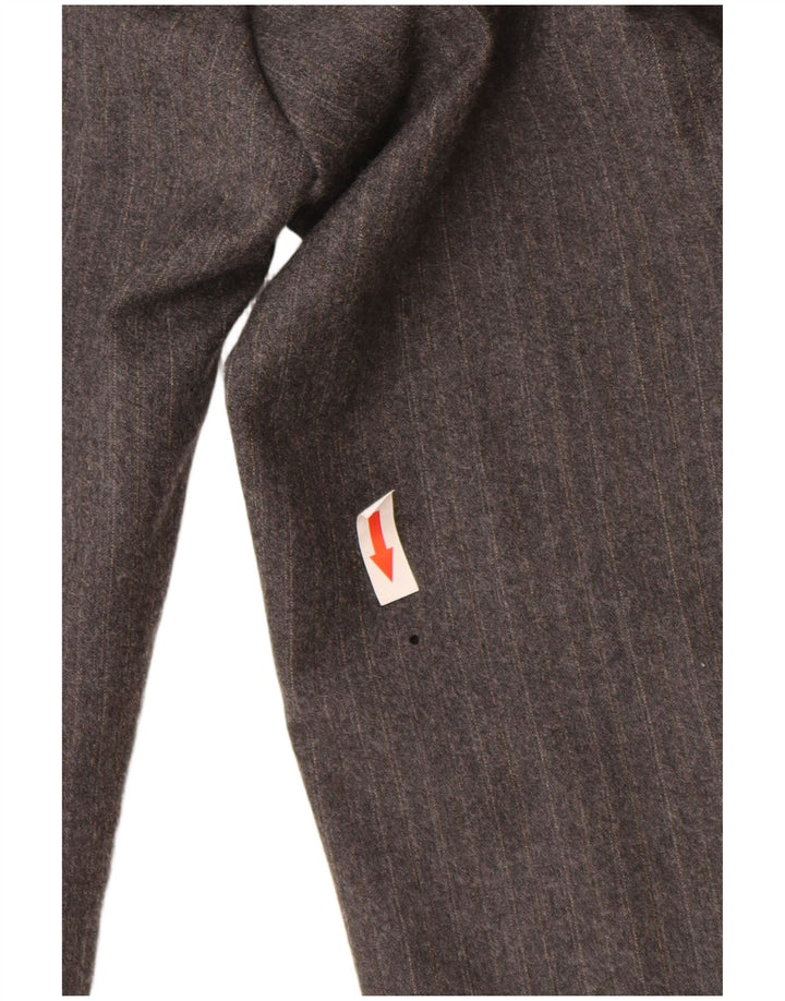 Valentino męski 2-częściowy garnitur z 3 guzikami IT 48 Medium W32 L29 Szary w prążki