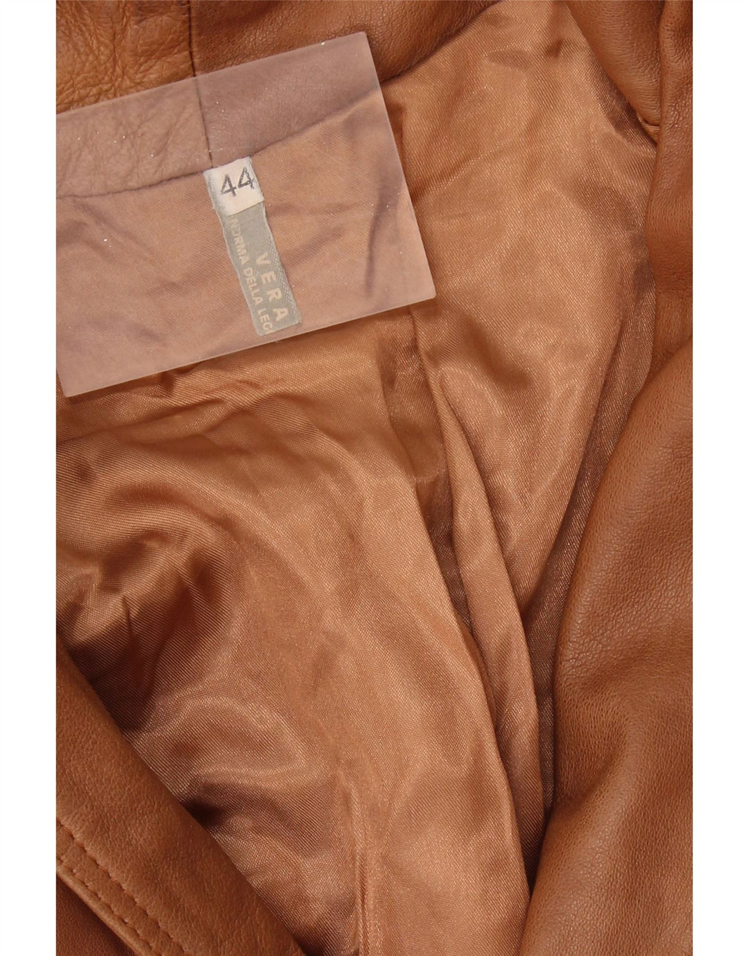 Męska skórzana kurtka wojskowa VINTAGE UK 44 2XL brązowa skóra