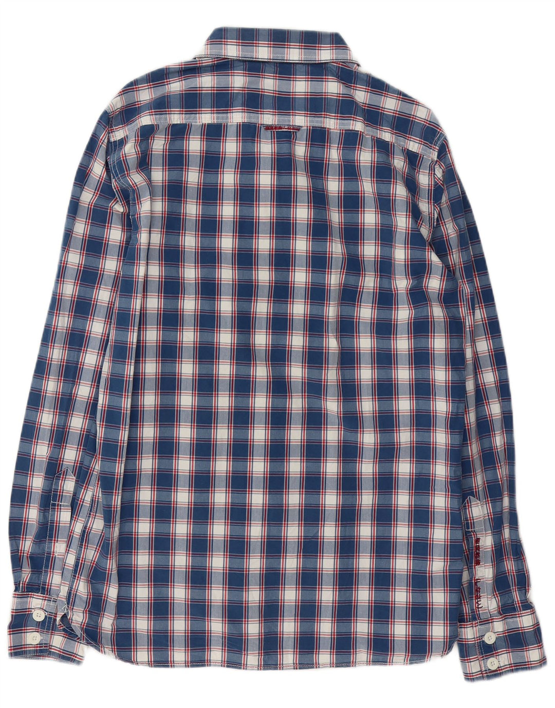 Koszula męska Superdry, bawełniana, w dużą niebieską kratkę