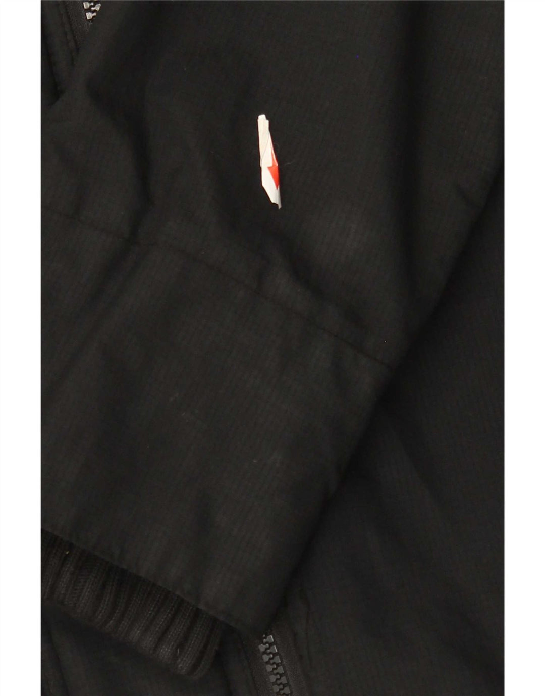 Damska kurtka wiatrówka z kapturem Superdry UK 14, średni czarny nylon