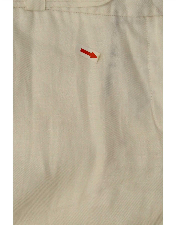 Damskie spodnie Chino Bootcut Zara EU 38 Small W28 L32 Białe