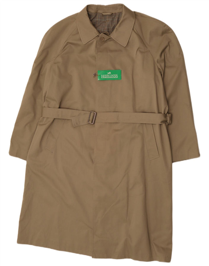 Męski płaszcz przeciwdeszczowy Hamilton IT 54 2XL Beżowy Klasyczny