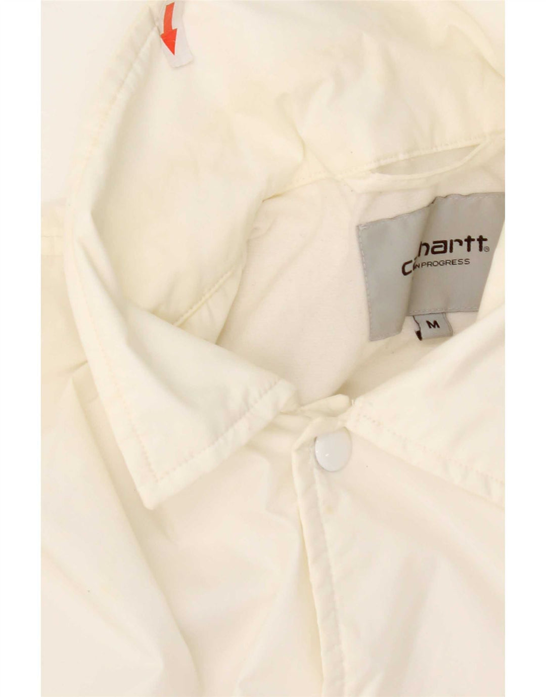 Męska kurtka przeciwdeszczowa Carhartt Graphic UK 38 Średni biały nylon