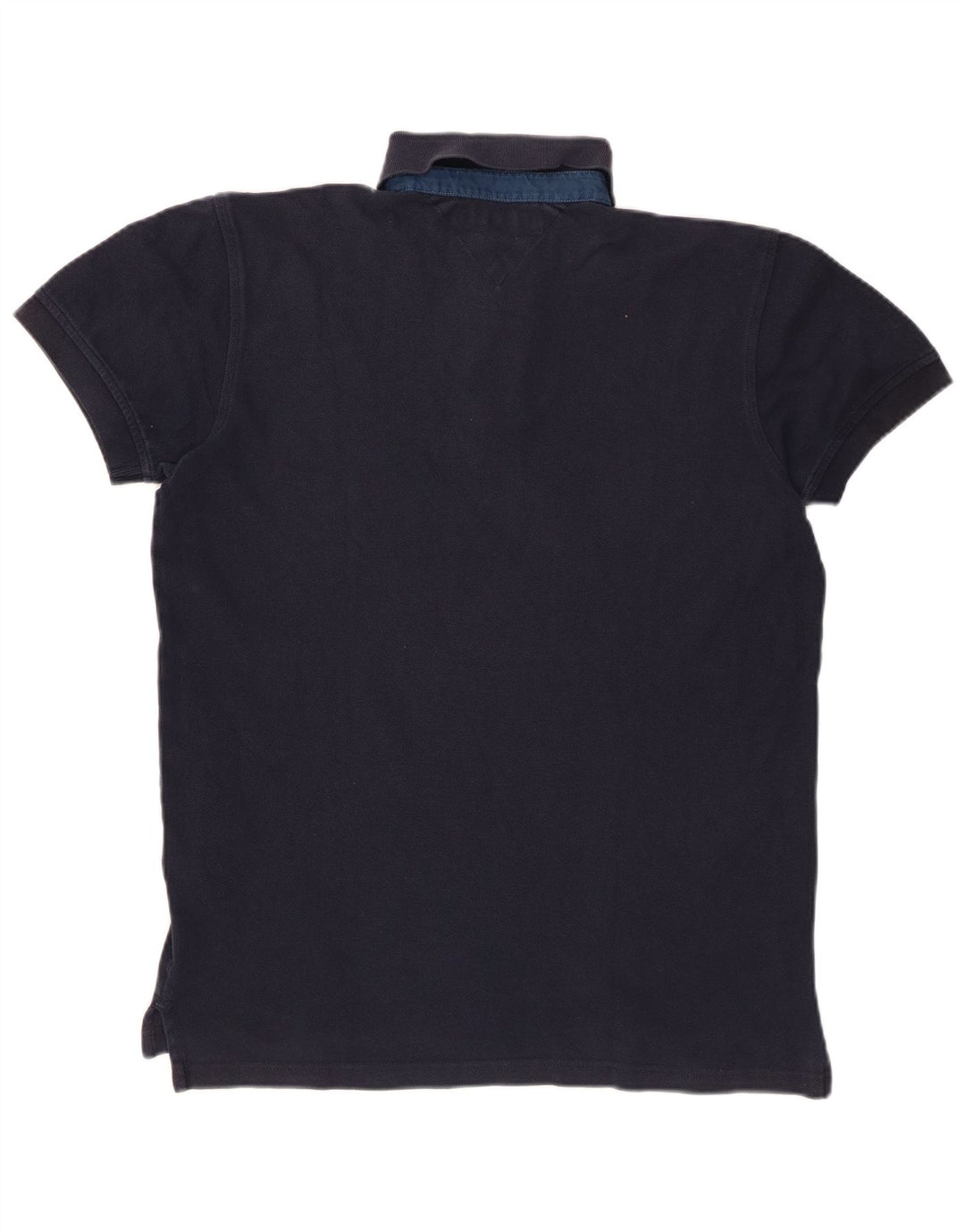 Męska koszulka polo TOMMY HILFIGER, mała, granatowa, bawełniana