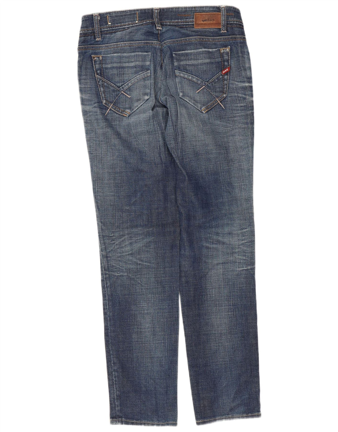 Damskie jeansy Gas W28 L29 Niebieskie bawełniane