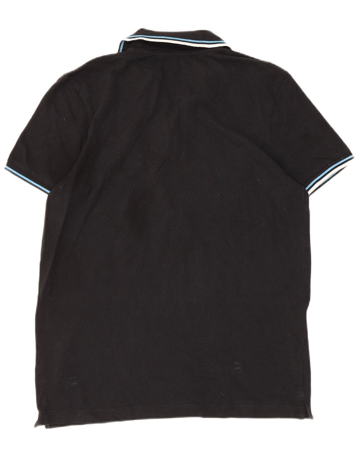 Męska koszulka polo DIADORA, średnia czarna, bawełniana