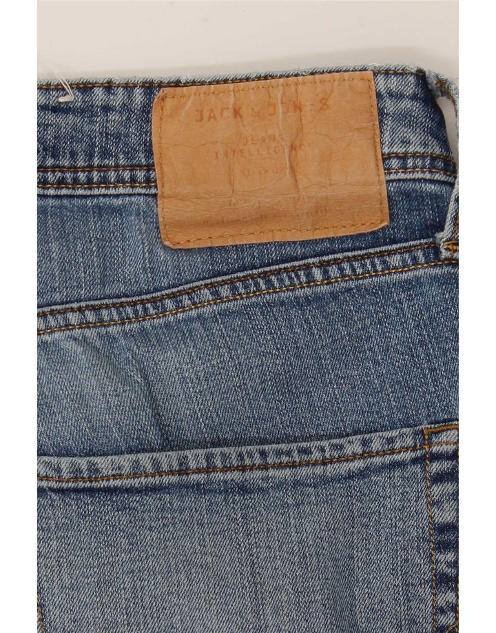 Męskie jeansy Jack & Jones Tim Slim W33 L32 Niebieskie bawełniane