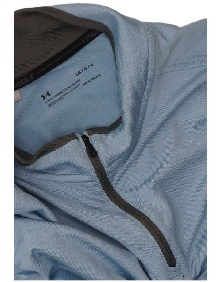 Męski dres Under Armour Heat Gear, duży, niebieski nakrapiany