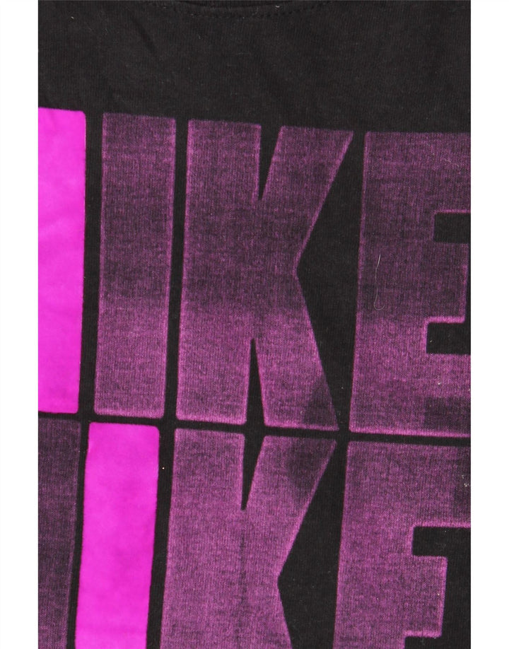 Męska koszulka Nike o regularnym kroju z grafiką, góra XL, czarna, bawełniana