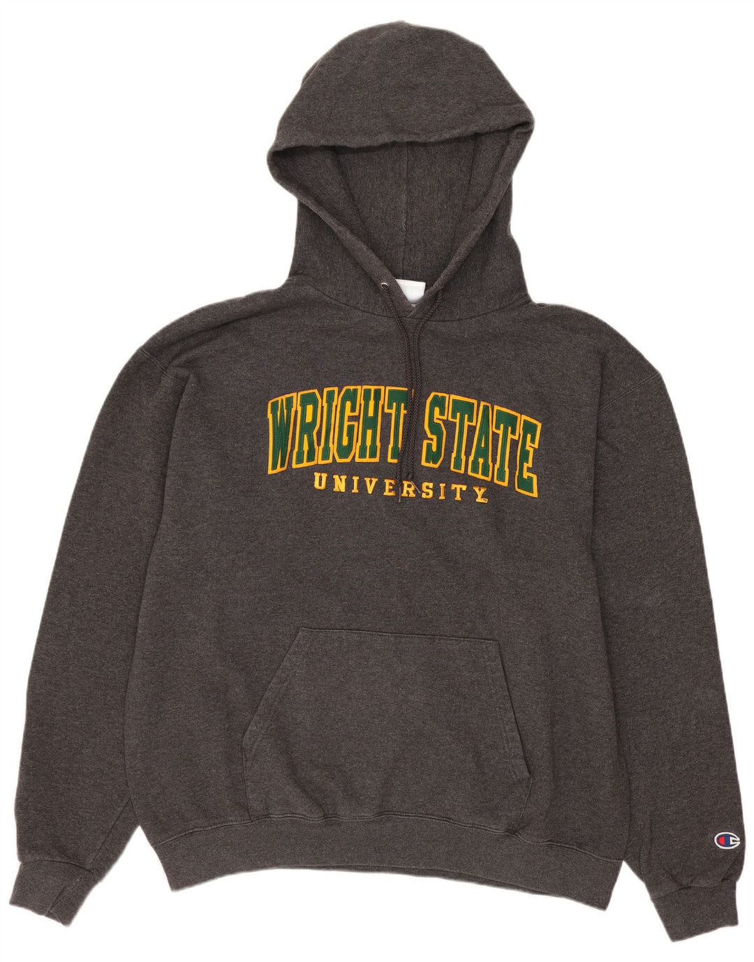 Męski sweter z kapturem Champion Wright State University Graphic, duży, szary