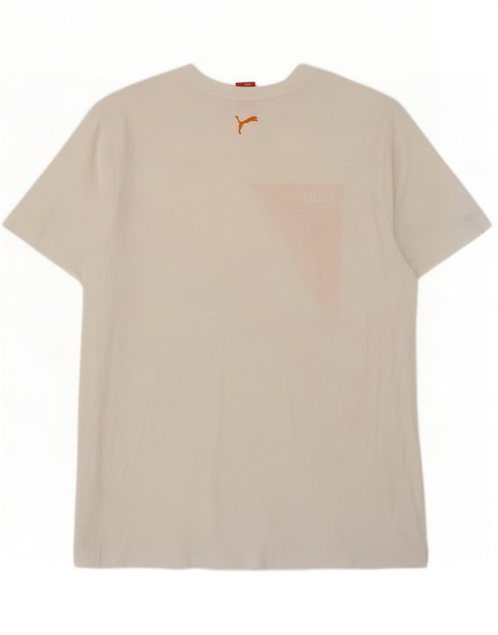 Męski T-shirt Puma z grafiką, duży, biały