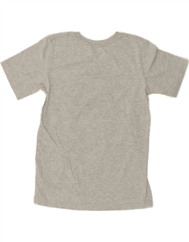 MAJESTIC Boys Graphic T-Shirt Top 8-9 Years Medium Grey Cotton Vintage Majestic and Second-Hand Majestic from Messina Hembry 