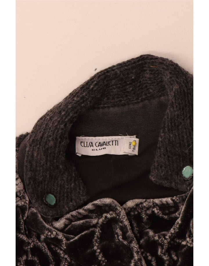 Płaszcz damski Elisa Cavaletti UK 10 Small Grey Paisley