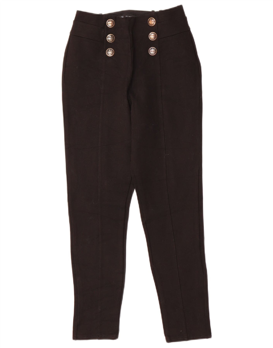 Spodnie damskie Zara Slim Casual, małe, W26 L24, czarne