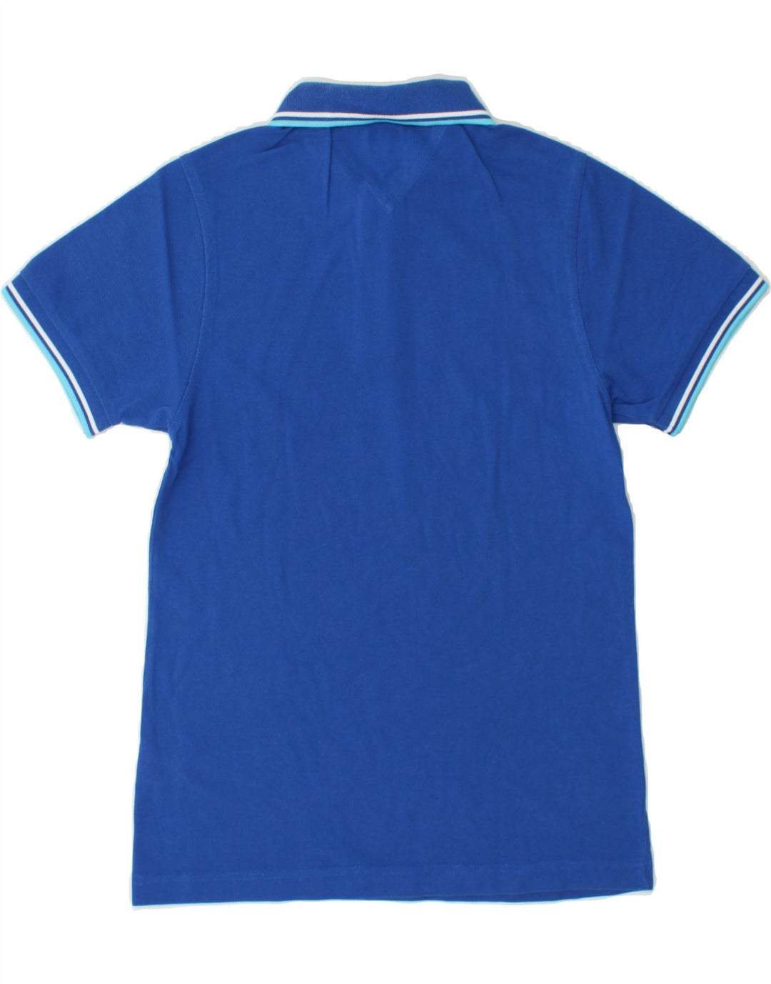 TOMMY HILFIGER Mens Polo Shirt Small Blue Cotton Vintage Tommy Hilfiger and Second-Hand Tommy Hilfiger from Messina Hembry 