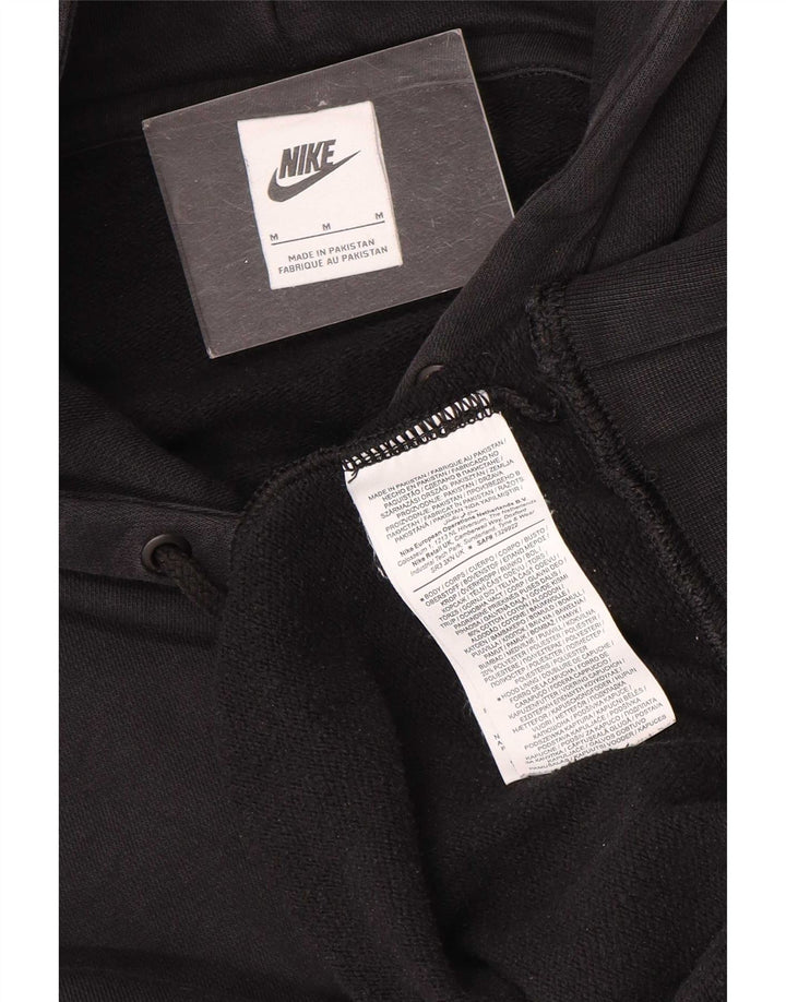 Damski sweter oversize z kapturem Nike UK 14, średni czarny, bawełniany
