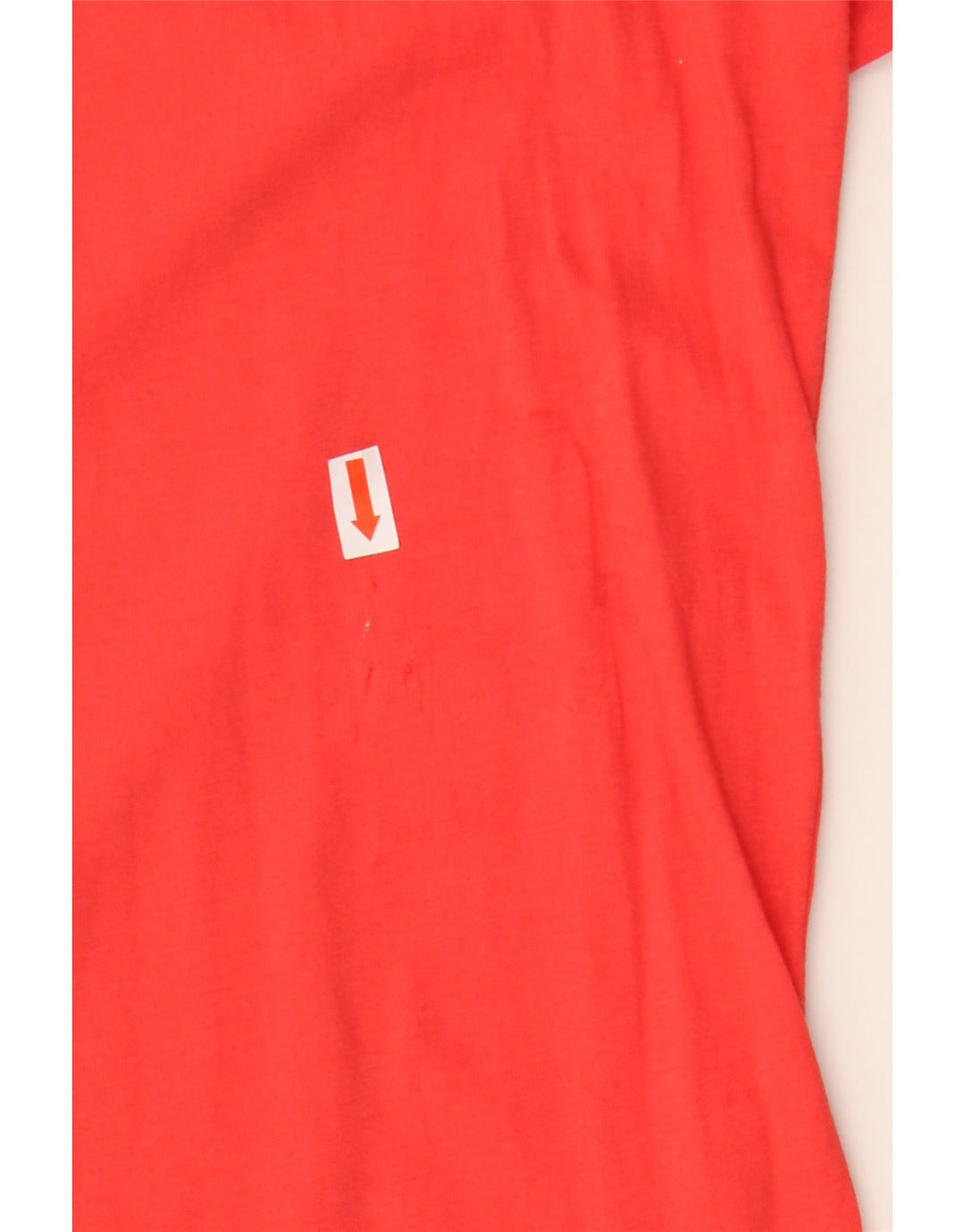 Męska koszulka z grafiką Adidas, mała, czerwona, bawełniana