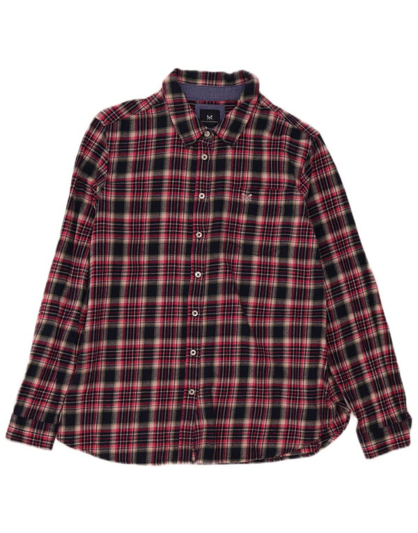 Crew Clothing Damska koszula flanelowa UK 18 XL granatowa w kratkę