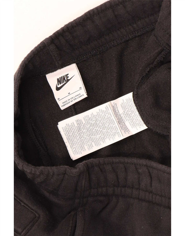 Męskie spodnie dresowe Nike, średniej wielkości, czarne, bawełniane