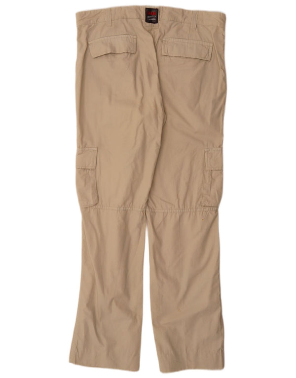 Męskie proste spodnie cargo Slam IT 52 XL W36 L32 Off White Cotton