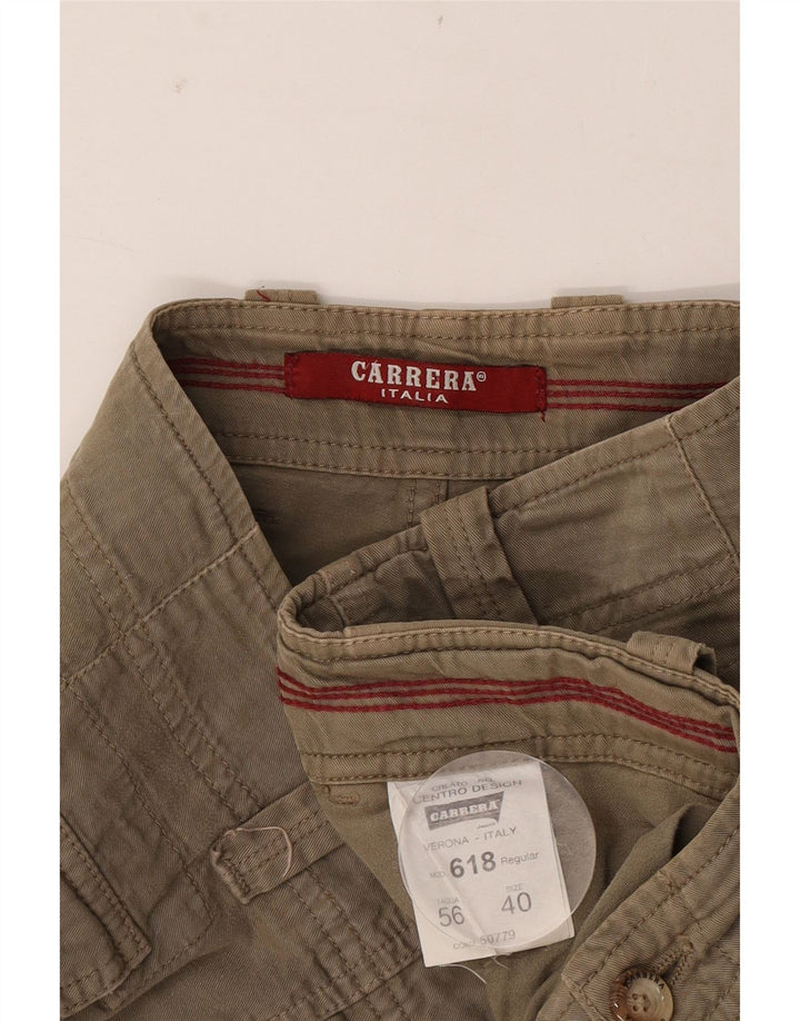 Męskie spodenki cargo Carrera 618 W40 XL, bawełna khaki