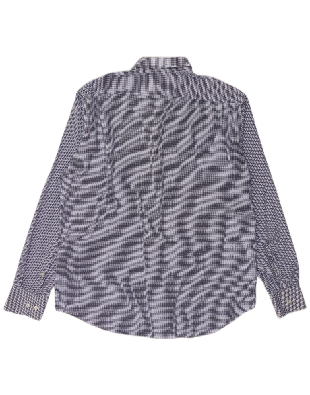 Męska koszula o regularnym kroju HUGO BOSS, rozmiar 44 17 1/2 XL, niebieska bawełna w pepitkę