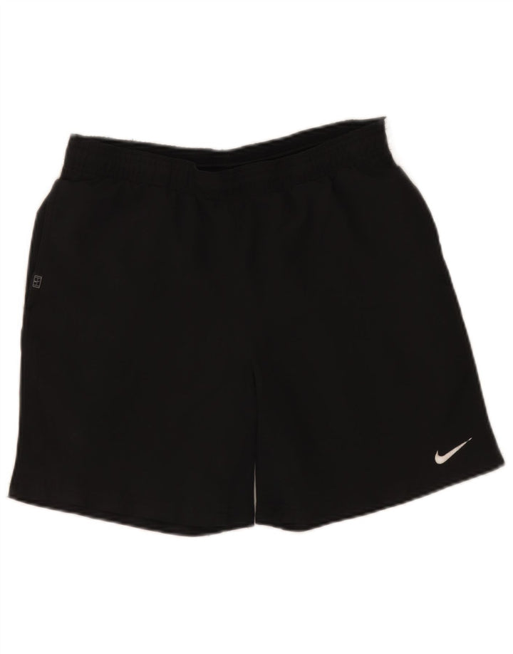 Męskie spodenki sportowe Nike Dri Fit, średni czarny poliester
