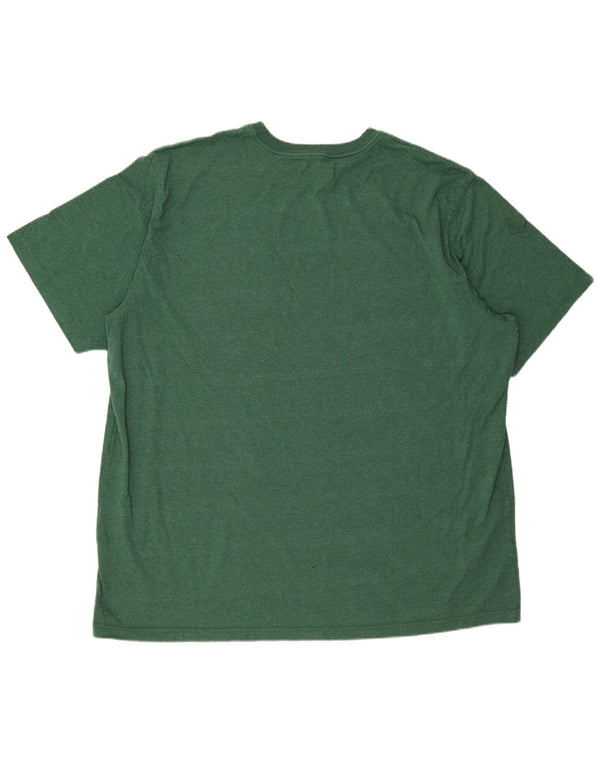 T-shirt męski CARHARTT o luźnym kroju, wysoki, 3XL, zielony, bawełniany