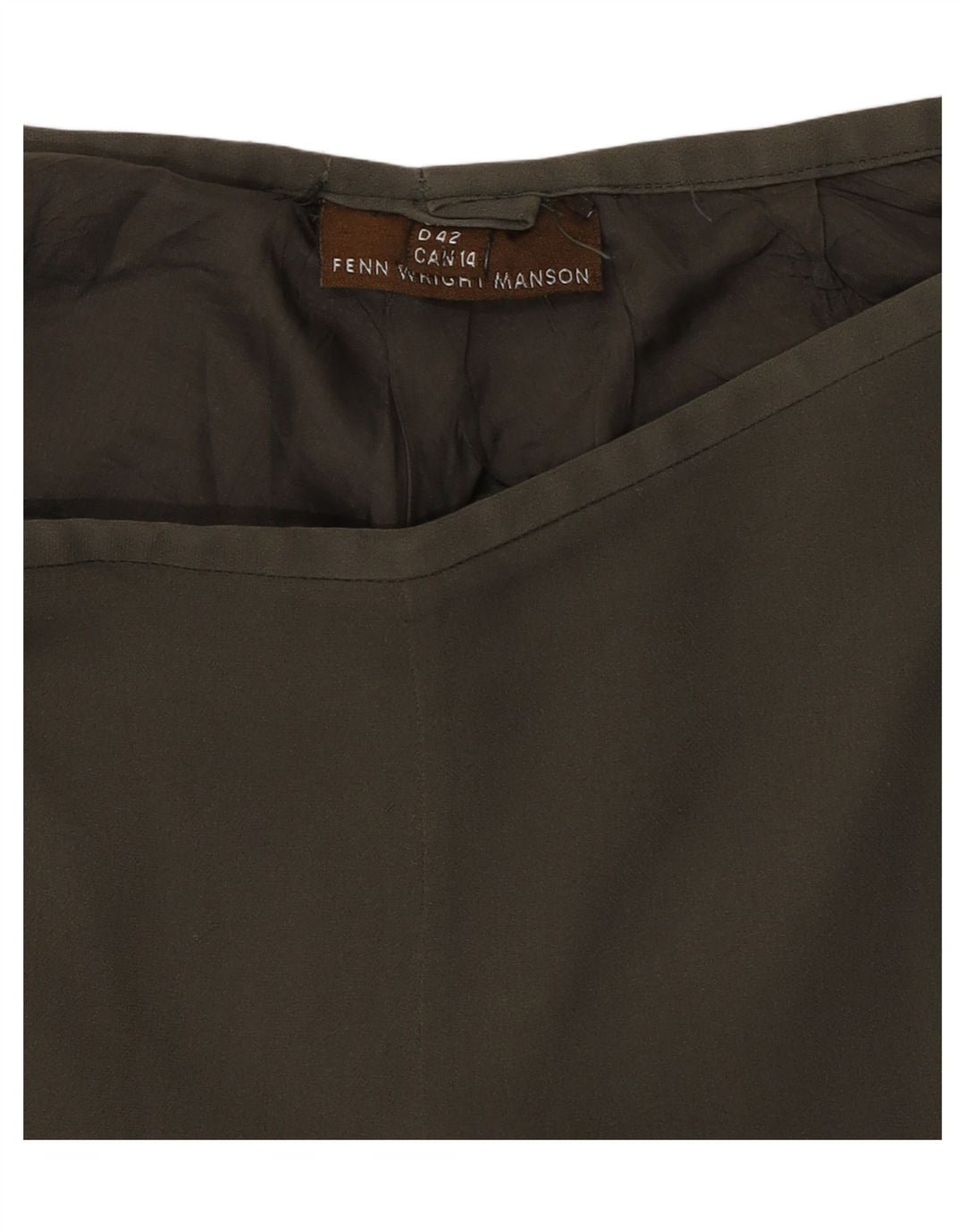 FENN WRIGHT MANSON Womens Casual Trousers EU 42 Large W32 L29 Khaki