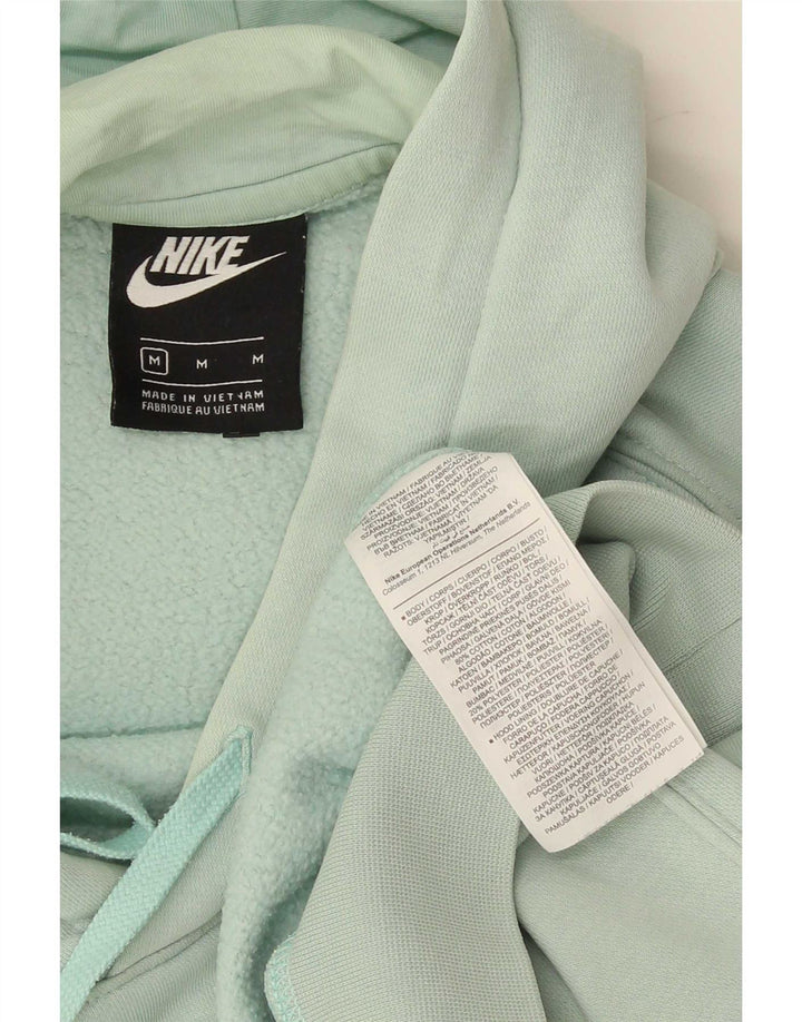 Męski sweter z kapturem Nike, średni zielony, bawełniany
