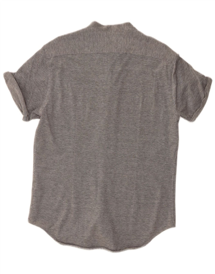 Koszula męska Zara Slim Fit, duża, szara, bawełniana