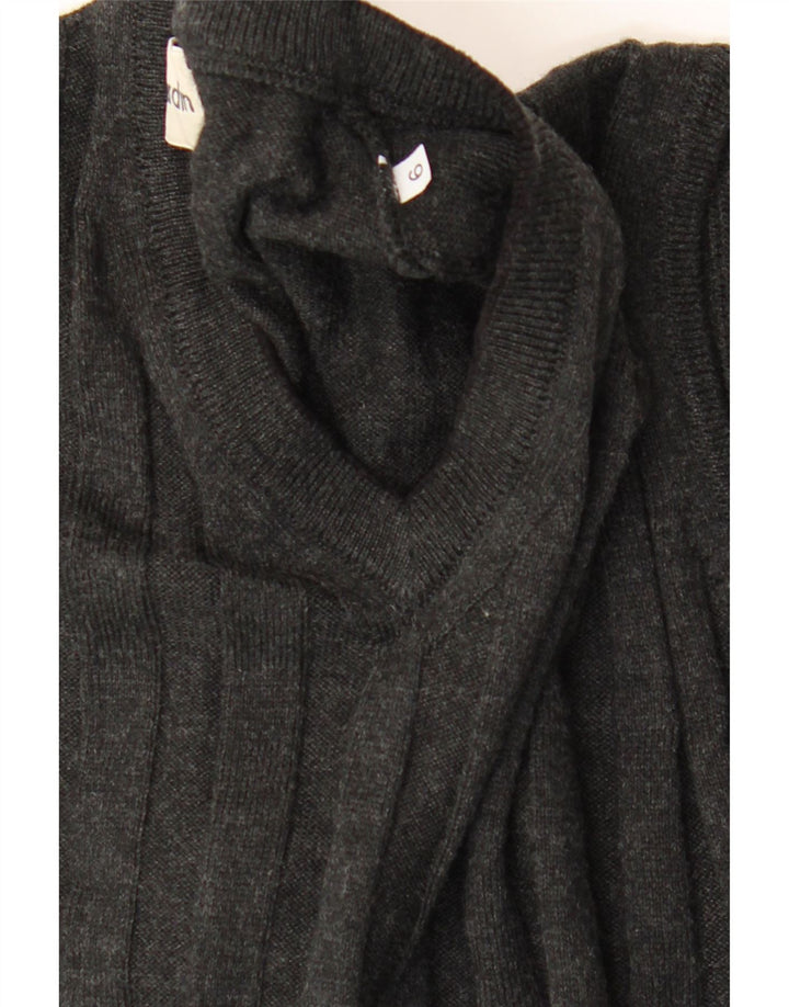 PIERRE CARDIN Womens Vest Tank Top US 6 Medium Grey Acrylic Vintage Pierre Cardin and Second-Hand Pierre Cardin from Messina Hembry 