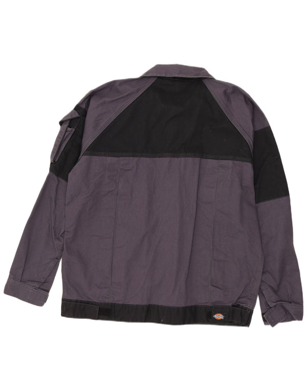Męska kurtka użytkowa Dickies UK 40, duża, szara, bawełniana w bloki kolorów
