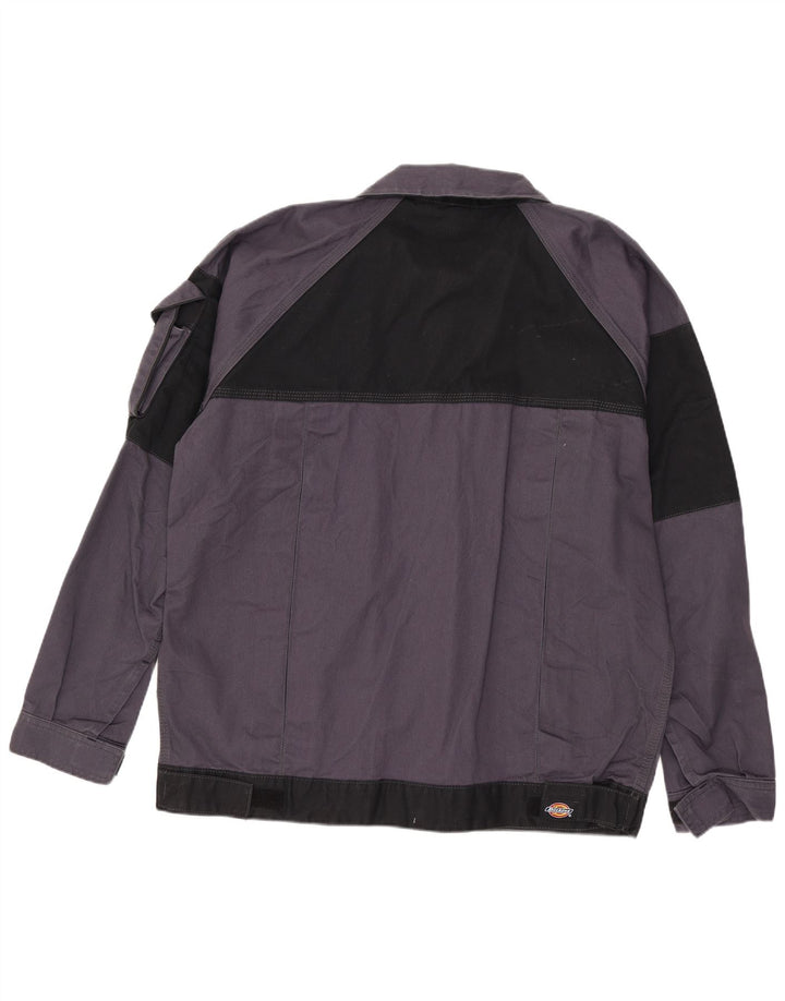 Męska kurtka użytkowa Dickies UK 40, duża, szara, bawełniana w bloki kolorów