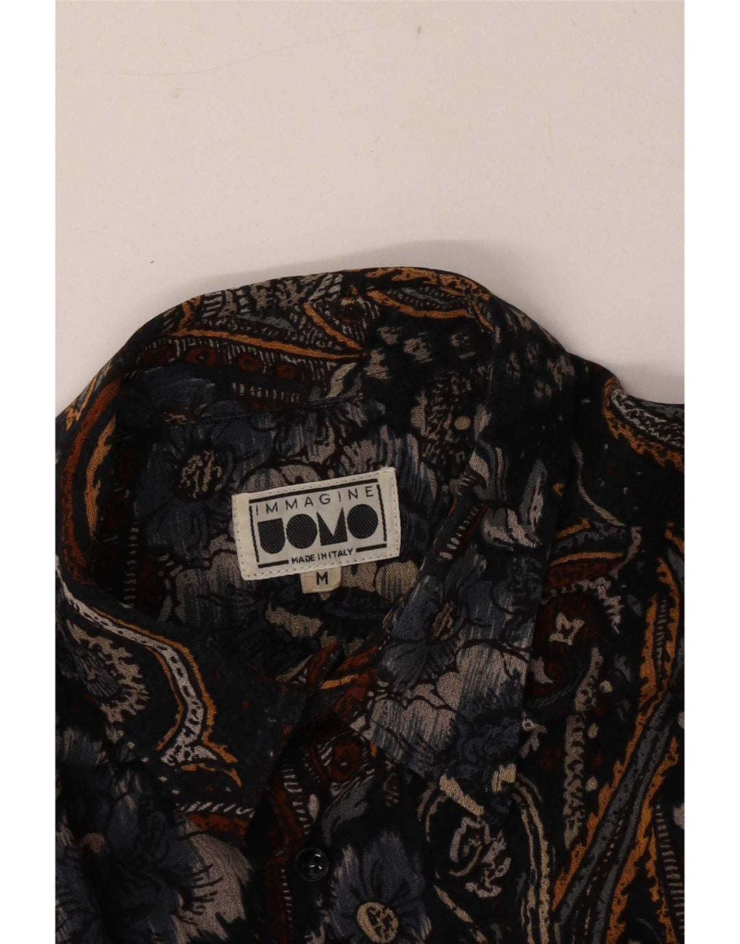 Koszula męska w stylu vintage, średnia, wielokolorowa paisley