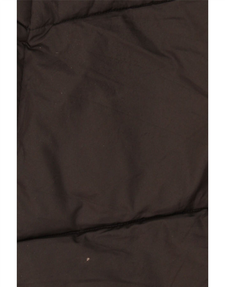 Damska kurtka z kapturem, oversize, wyściełana John Lewis, UK 18 XL, czarny poliester