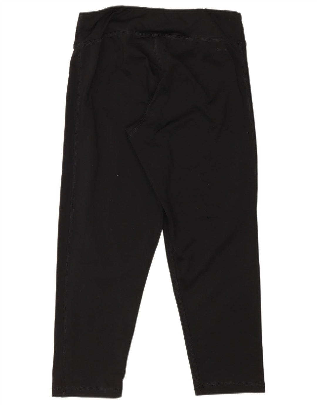 Damskie legginsy Adidas Capri UK 8/10, małe, czarne, poliestrowe
