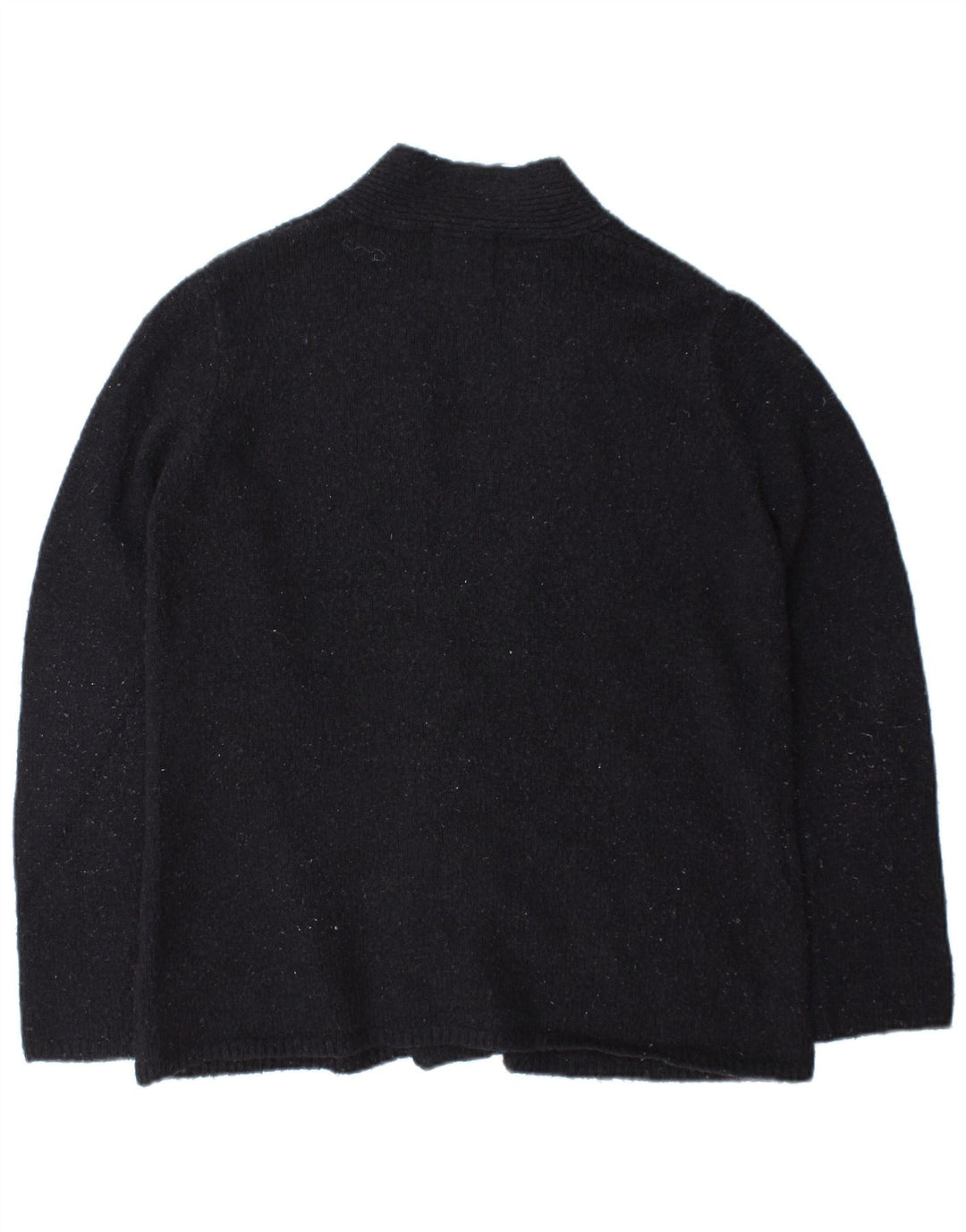 Sweter damski Zara z otwartym kardiganem UK 14, średni granatowy