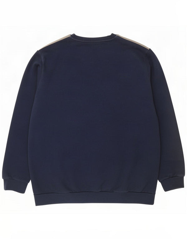 Adidas Męska bluza graficzna Jumper 2XL granatowa