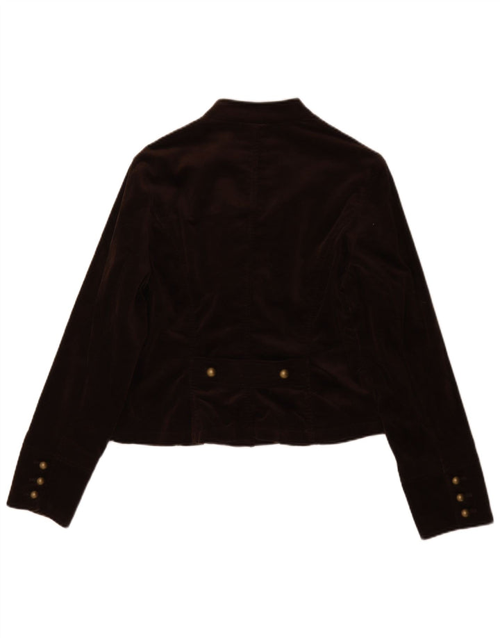 Marks & Spencer Damska marynarka zapinana na 5 guzików, UK 14, średni brąz