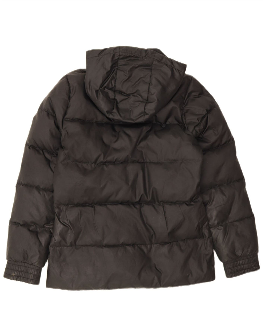 Damska wyściełana kurtka z kapturem Adidas UK 8/10 Mały czarny poliester