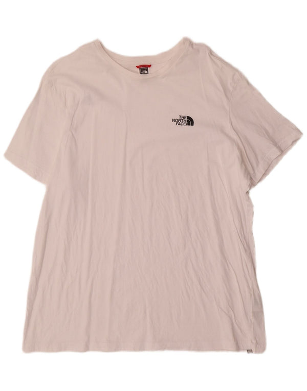 Męski T-shirt z grafiką The North Face, 2XL, biała bawełna