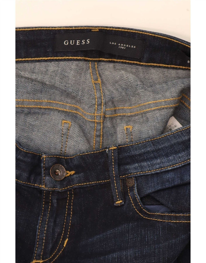 Jeansy damskie Guess Low Bootcut W29 L33 Granatowe, bawełniane