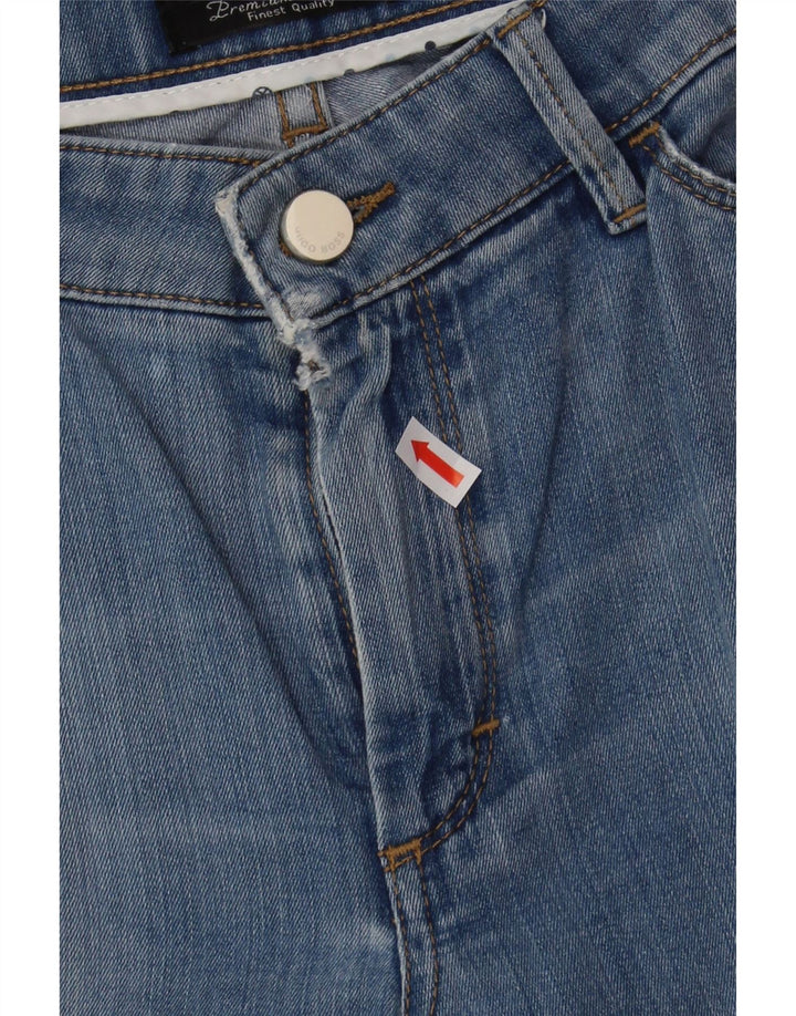 HUGO BOSS Womens Crop Slim Jeans W30 L29 Blue Cotton Vintage Hugo Boss and Second-Hand Hugo Boss from Messina Hembry 