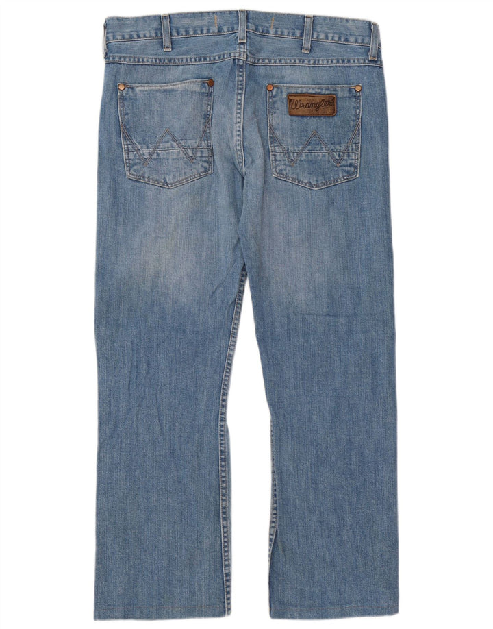 Męskie jeansy Wrangler Ace Straight W33 L29 Niebieskie bawełniane