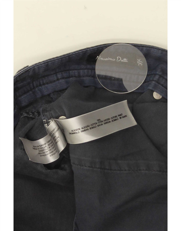 Męskie proste dżinsy Massimo Dutti EU 40 Medium W31 L30 Granatowa bawełna