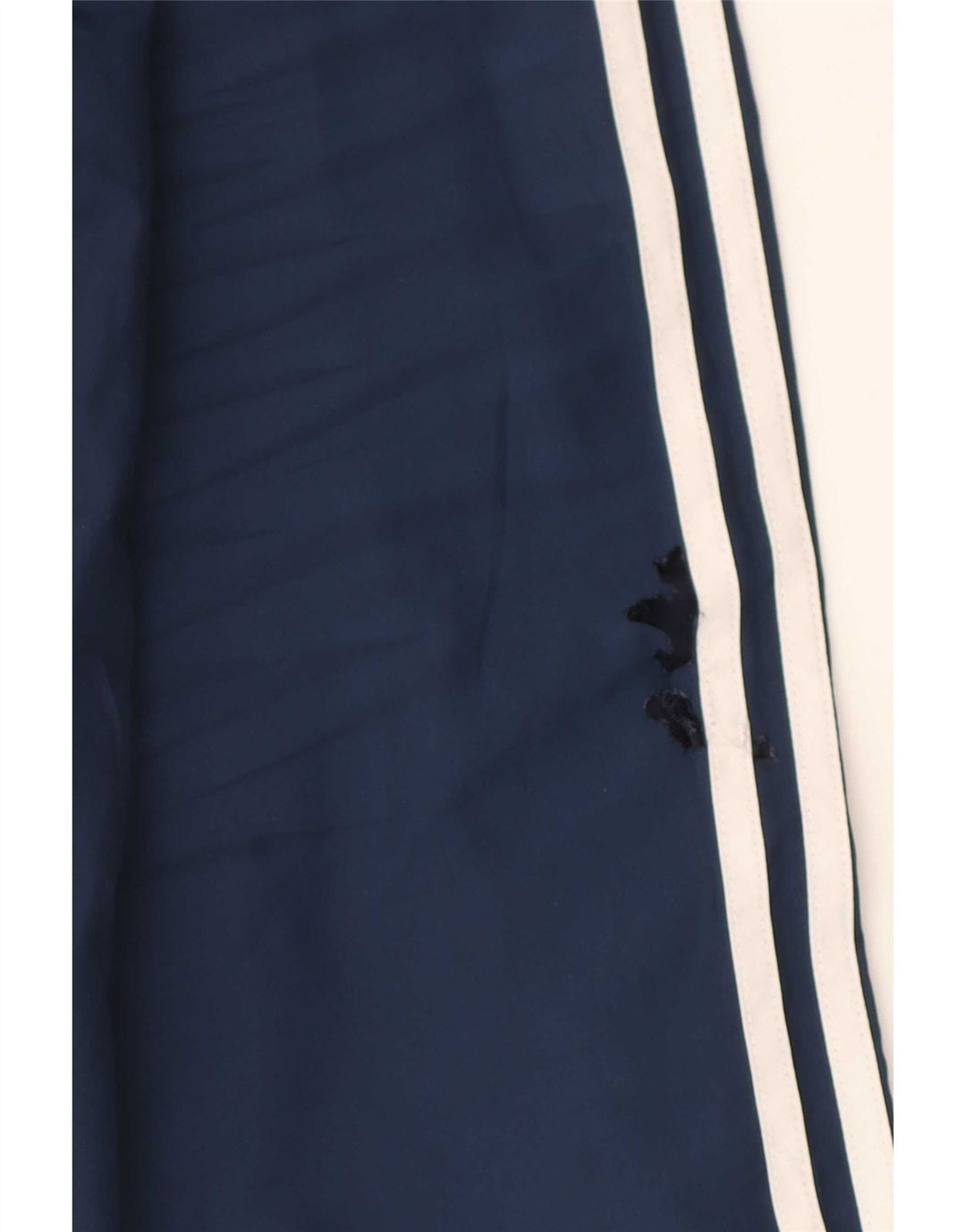 Męskie spodnie dresowe Adidas UK 44/46, duże granatowe, poliestrowe