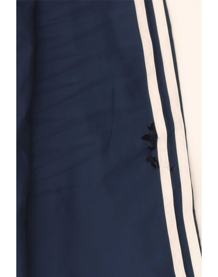 Męskie spodnie dresowe Adidas UK 44/46, duże granatowe, poliestrowe