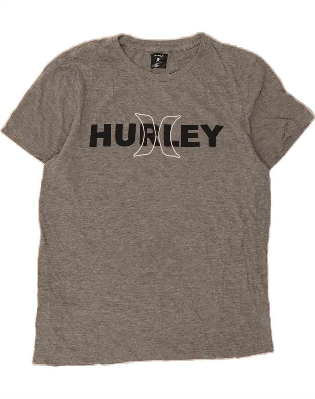 HURLEY Mens Graphic T-Shirt Top Small Grey Cotton Vintage Hurley and Second-Hand Hurley from Messina Hembry 