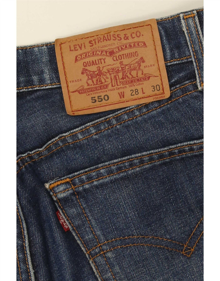 Męskie jeansy Levi's 550 Bootcut W28 L30 Niebieskie